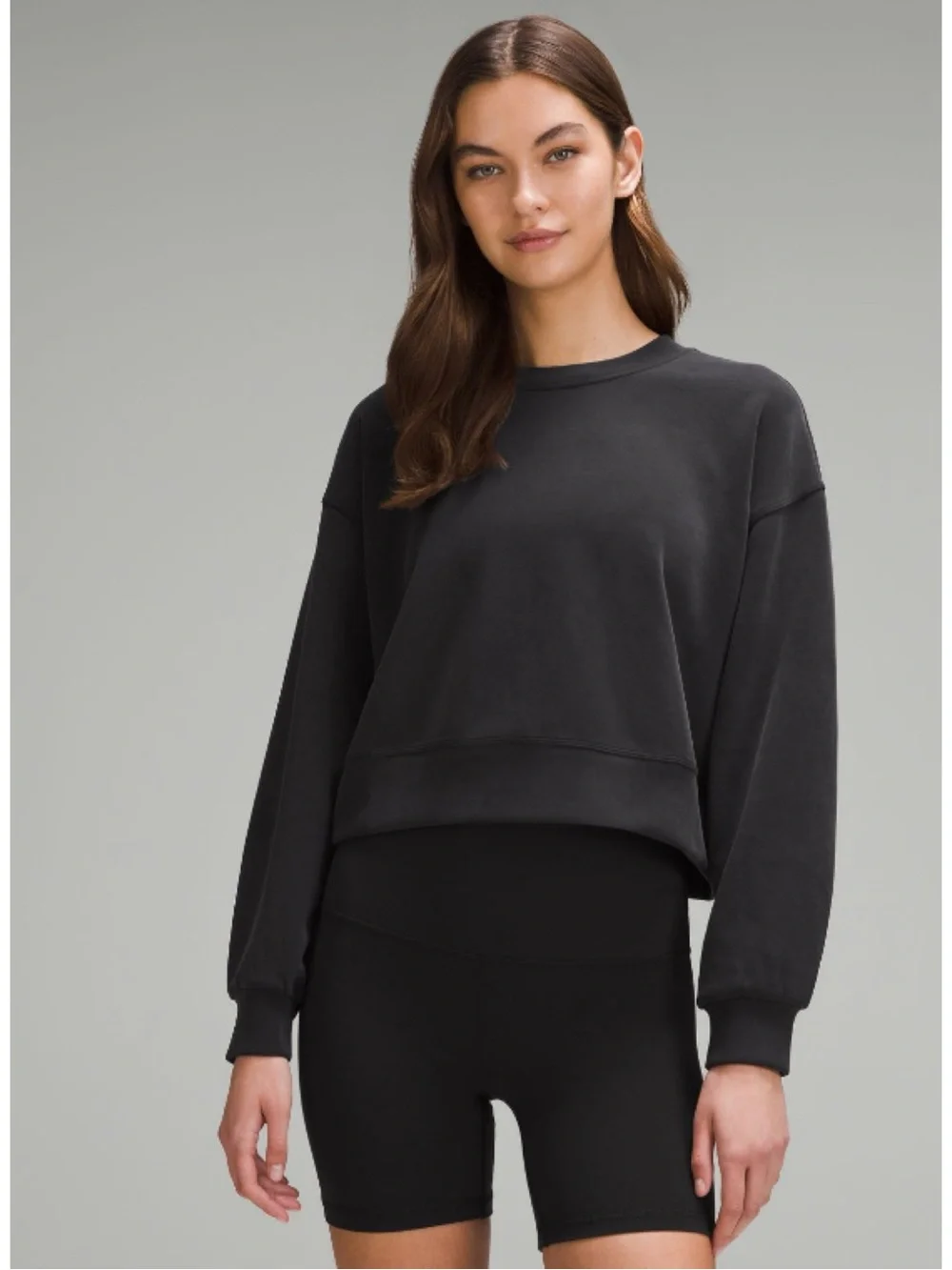 Lululemon Perfectly Oversized Cropped Crew *Softstreme